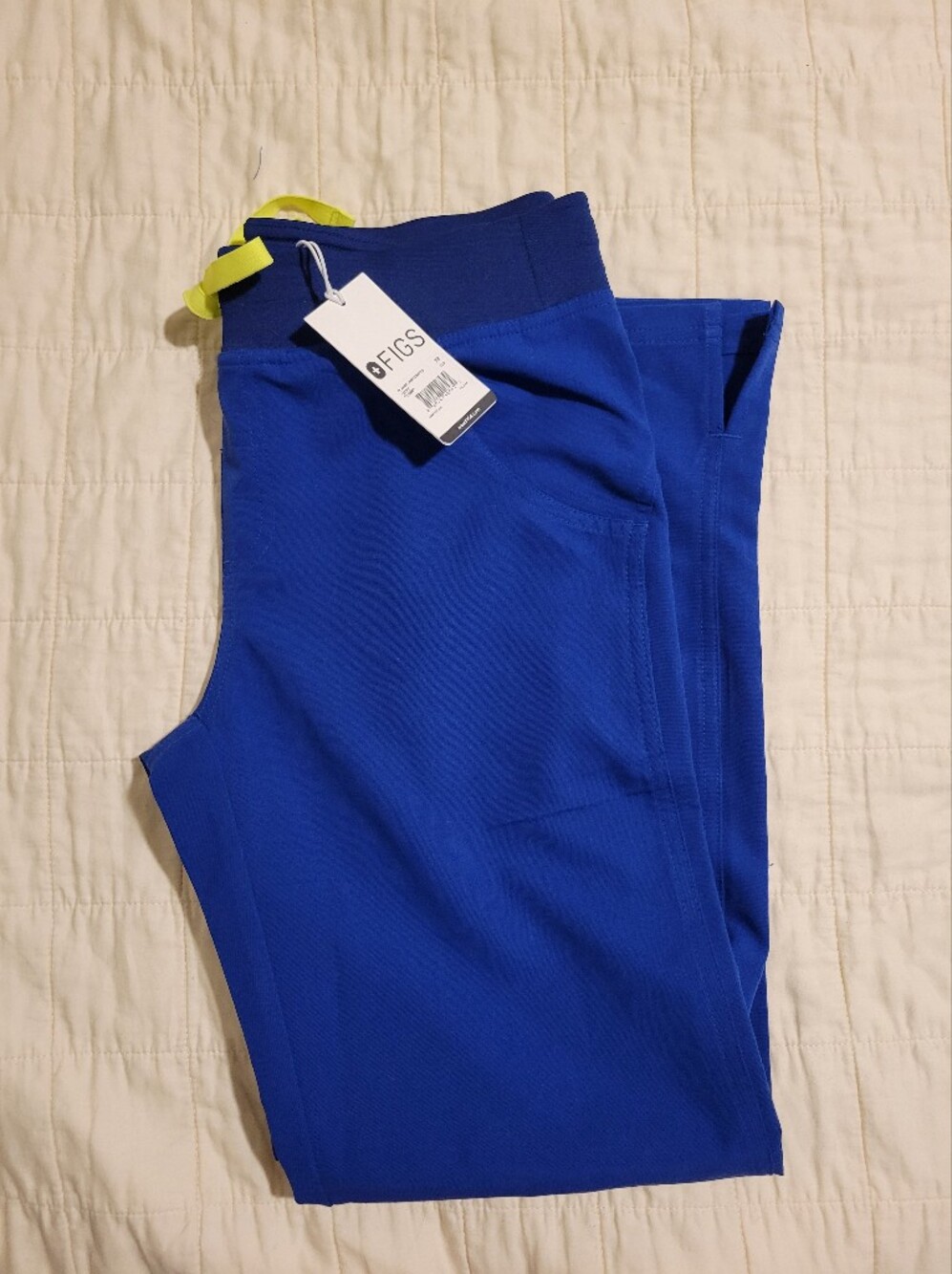 Figs Electric Blue Kade Pants - XSP